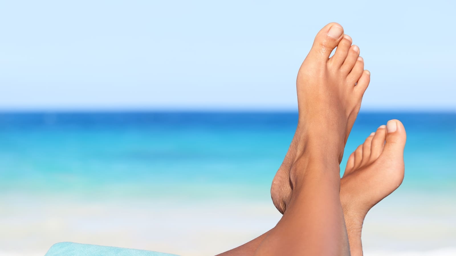 Apply sunscreen to protect your feet